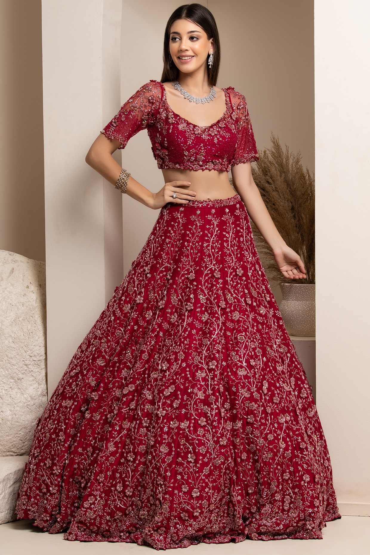 Pooja Sarees- Price & Reviews | Ambala Wedding Wear