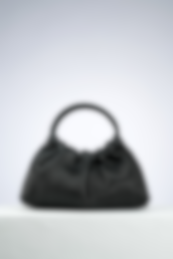 Black Genuine Leather Handbag by PERONA Accessories at Pernia's Pop Up Shop