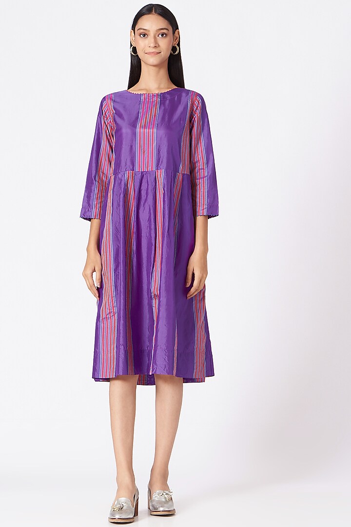 Purple Striped Dress by Pero