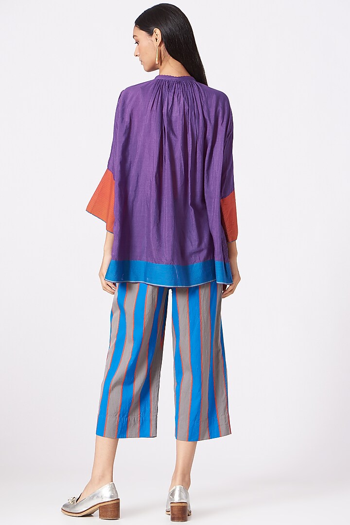 Purple Handwoven Shirt by Pero at Pernia's Pop Up Shop