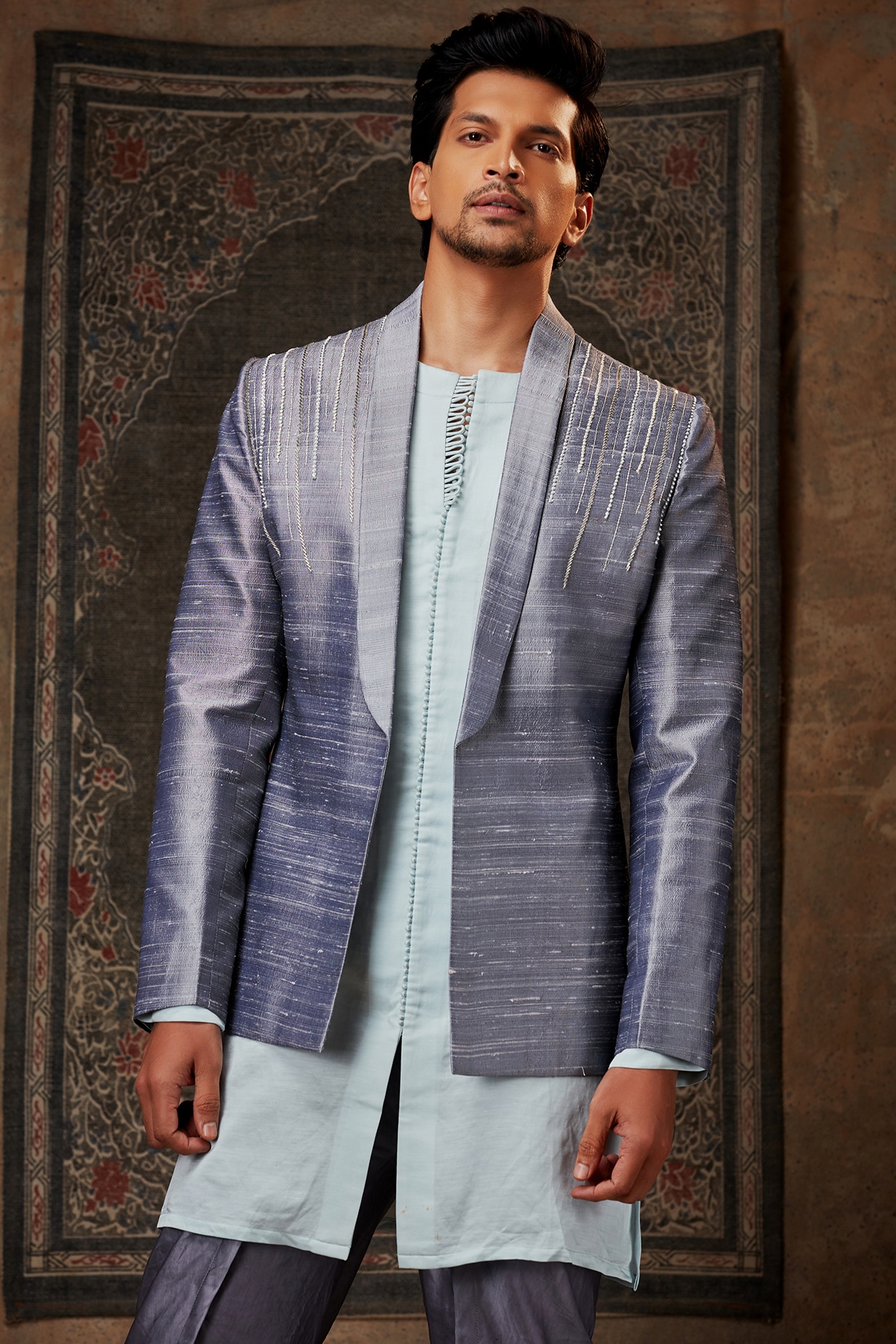 Magnificent Readymade Men Indo Western For Wedding Wear