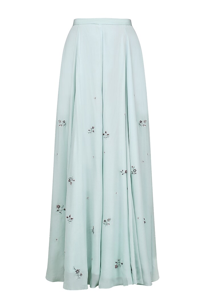 Sterling silver crystal embellished sharara set only at Pernia's Pop Up Shop.