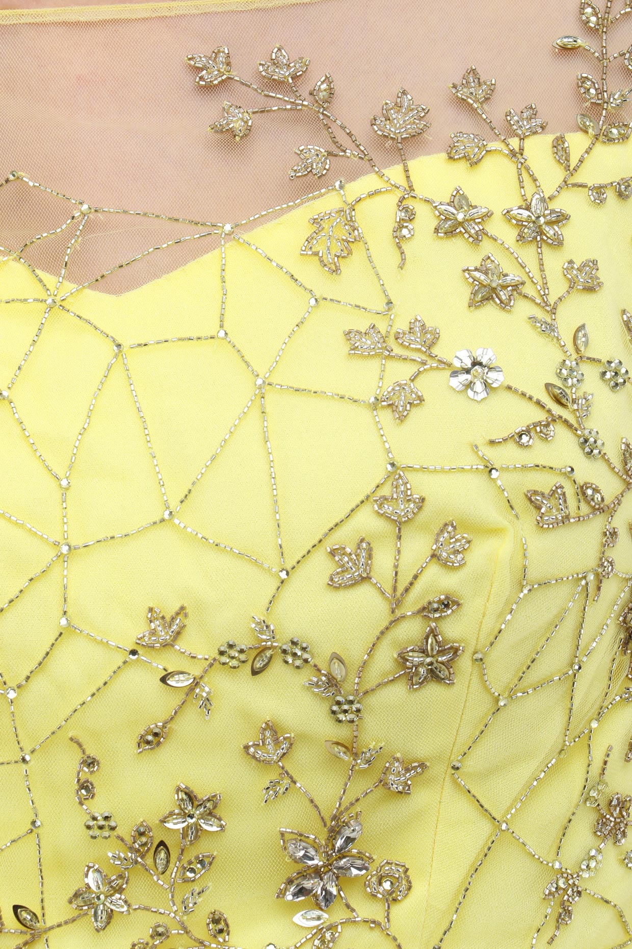 lemon yellow crop top