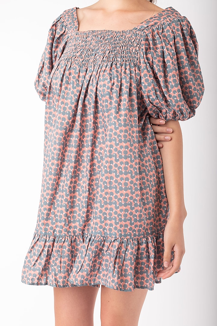 Olive Green Smocked Tiered Summer Dress by Platform 9 at Pernia's Pop Up Shop