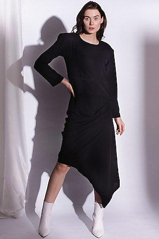 Buy BLACK SLIM SHORT CORSET DRESS for Women Online in India