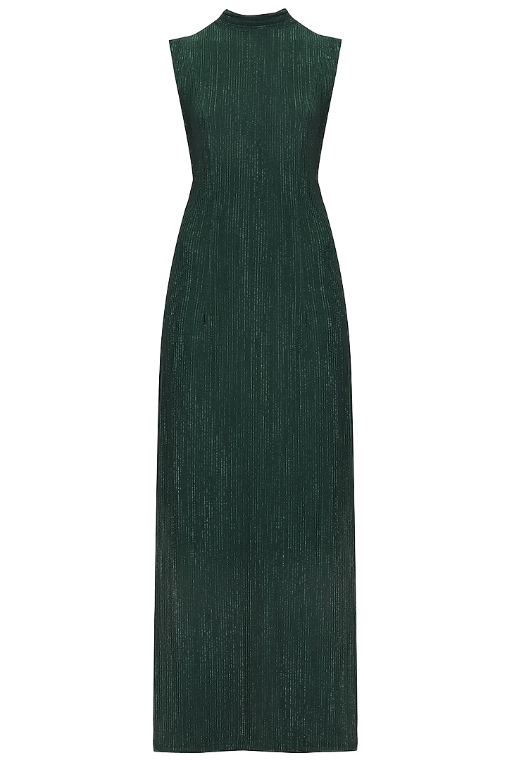 Bottle green jeweled gown available only at Pernia's Pop Up Shop.