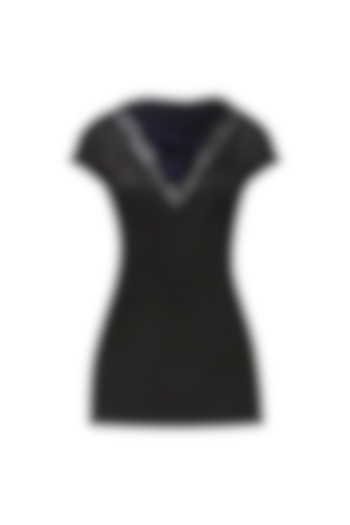 Black cowl neck top available only at Pernia's Pop Up Shop.