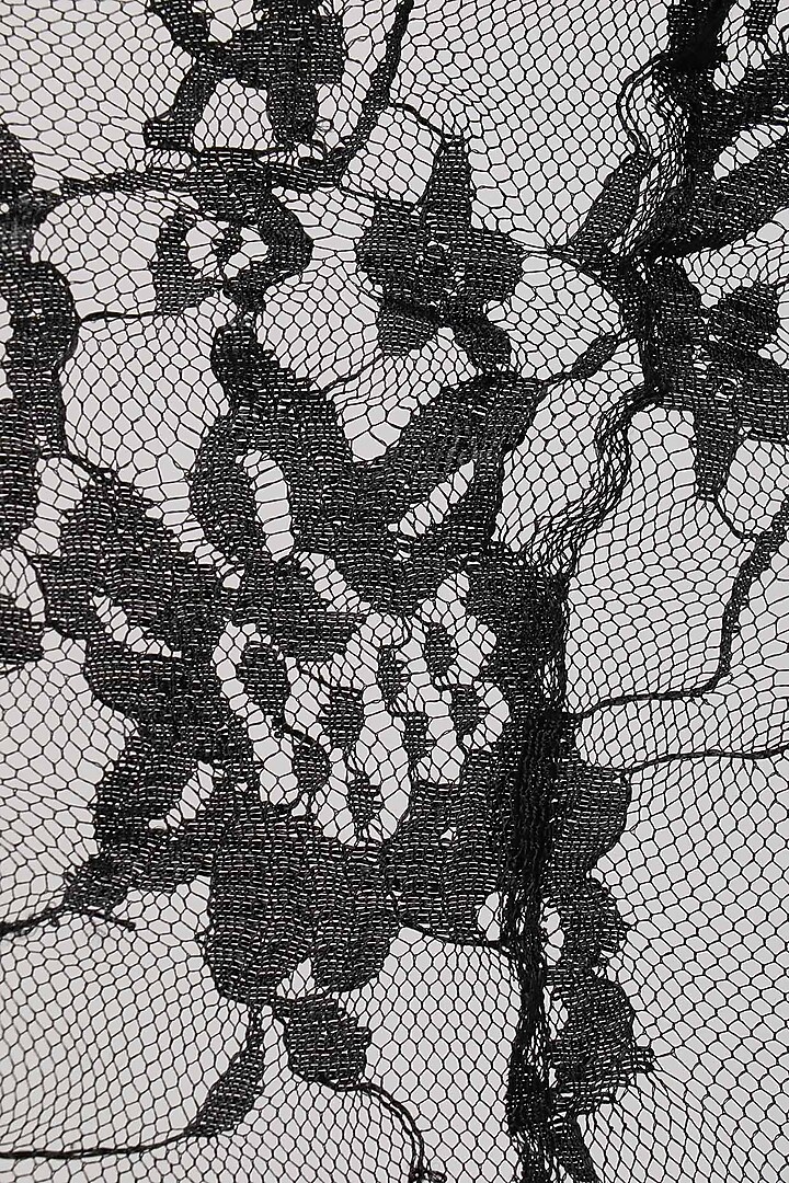Black lace overlay jacket available only at Pernia's Pop Up Shop.