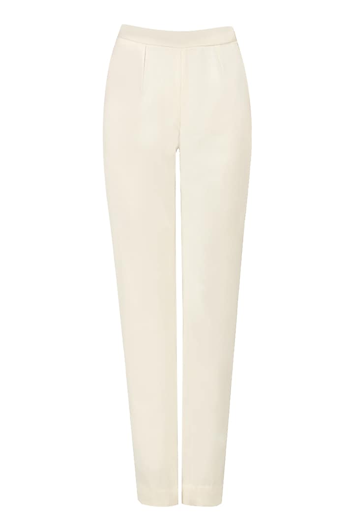 White formal trousers available only at Pernia's Pop Up Shop.