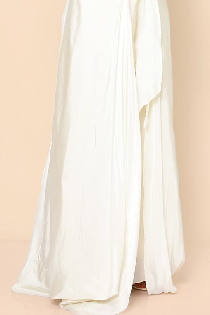 Golden Sculpted Acrylic Jacket Set by PhD by House of PiaDeeksh at Pernia's Pop Up Shop