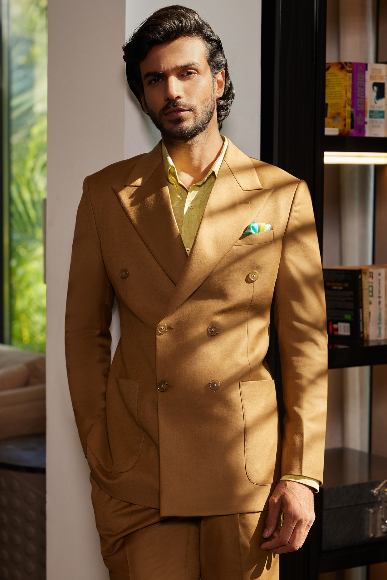 Buy Yellow Blazer for men Online from Indian Designers 2024