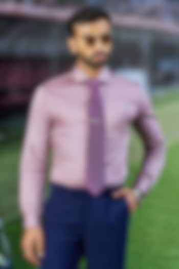 Onion Pink Cotton Party Wear Shirt by Philocaly at Pernia's Pop Up Shop