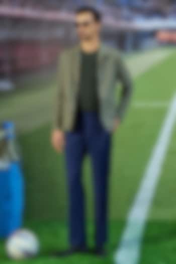 Olive Cotton Checkered Shacket by Philocaly at Pernia's Pop Up Shop