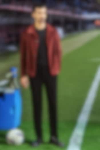 Maroon Corduroy Shacket by Philocaly at Pernia's Pop Up Shop