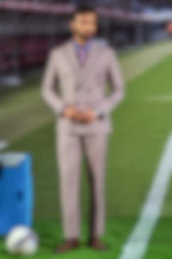 Onion Pink Wool Blend Blazer by Philocaly at Pernia's Pop Up Shop