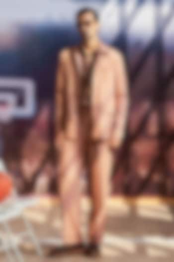 Peach Cotton Co-Ord Set by Philocaly at Pernia's Pop Up Shop