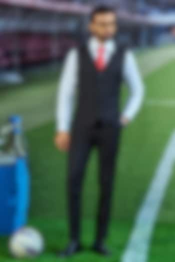 Black Perennial Wool Trousers by Philocaly at Pernia's Pop Up Shop