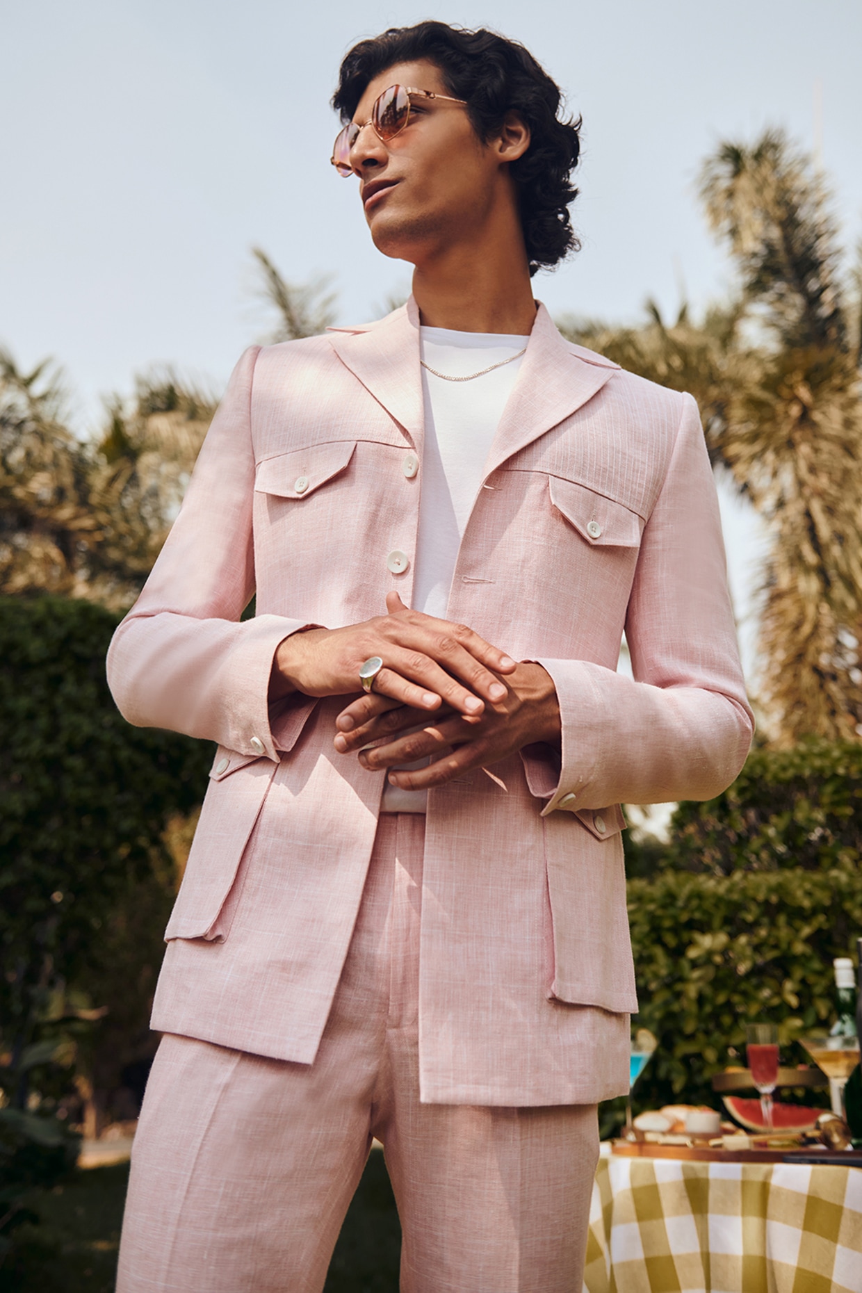 Powder pink clearance blazer