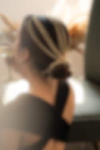 Gold Plated Pearl Hairband by Do Taara at Pernia's Pop Up Shop