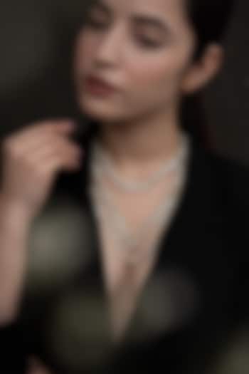 Gold Plated Rice Pearl Layered Necklace by Do Taara at Pernia's Pop Up Shop