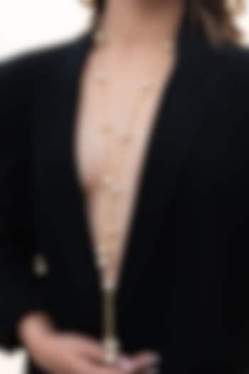 Gold Plated Pearl Necklace by Do Taara at Pernia's Pop Up Shop