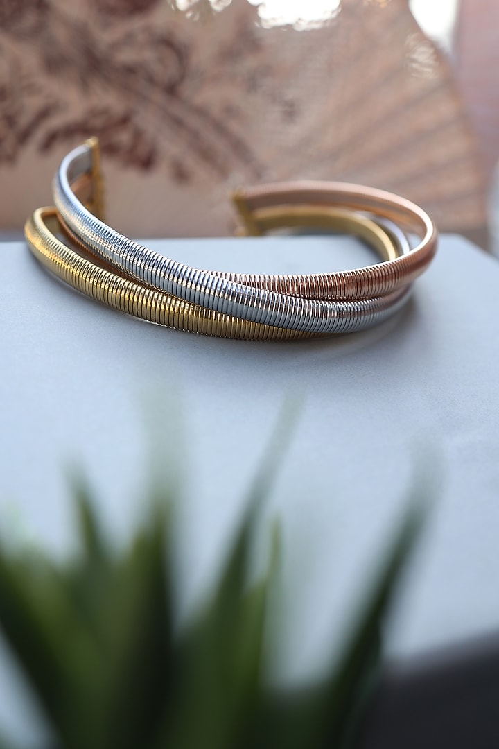 Two-Tone Finish Choker Necklace by Do Taara at Pernia's Pop Up Shop