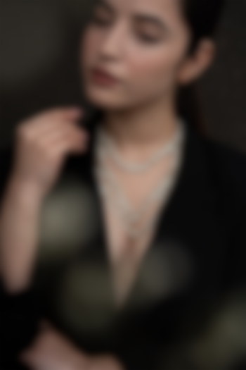 Gold Plated Rice Pearl Layered Necklace by Do Taara at Pernia's Pop Up Shop
