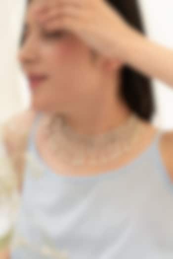 Gold Plated Rice Pearl Necklace by Do Taara at Pernia's Pop Up Shop