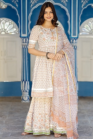 Buy Flared Kurta Set for Women Online from India's Luxury