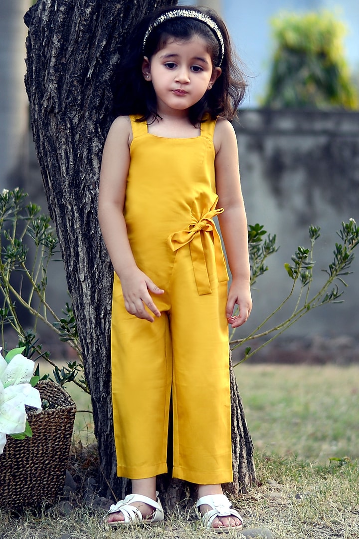 Yellow Modal Jumpsuit For Girls by Piccolo at Pernia s Pop Up Shop 2024