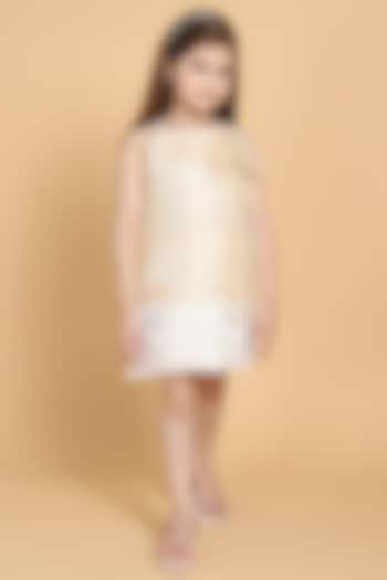 Off-White Jute Dress For Girls by Piccolo at Pernia's Pop Up Shop