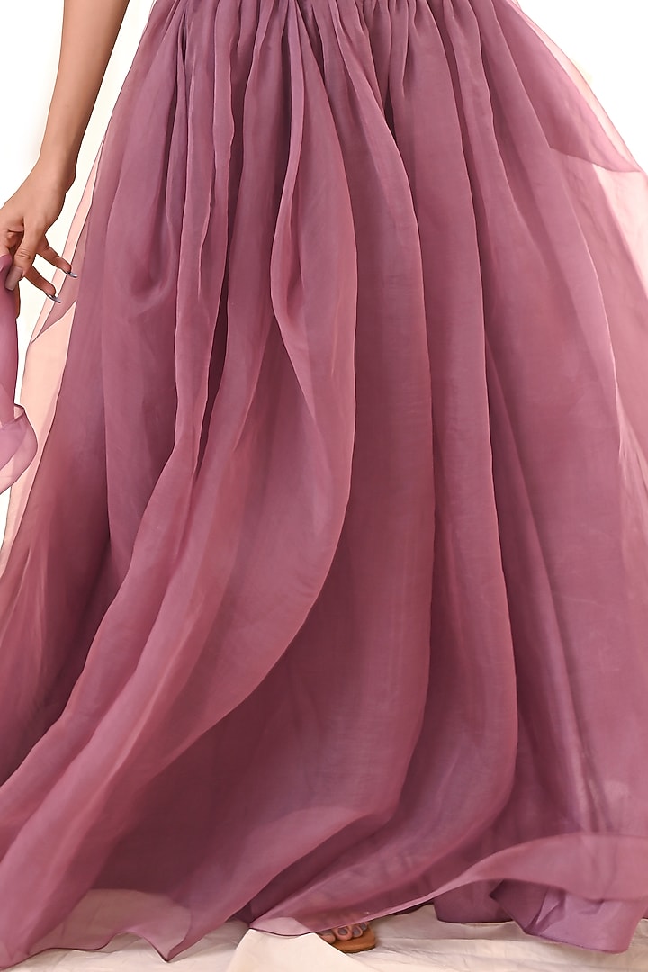 Blush Pink Embroidered Wedding Lehenga Set by Piri India at Pernia's Pop Up Shop