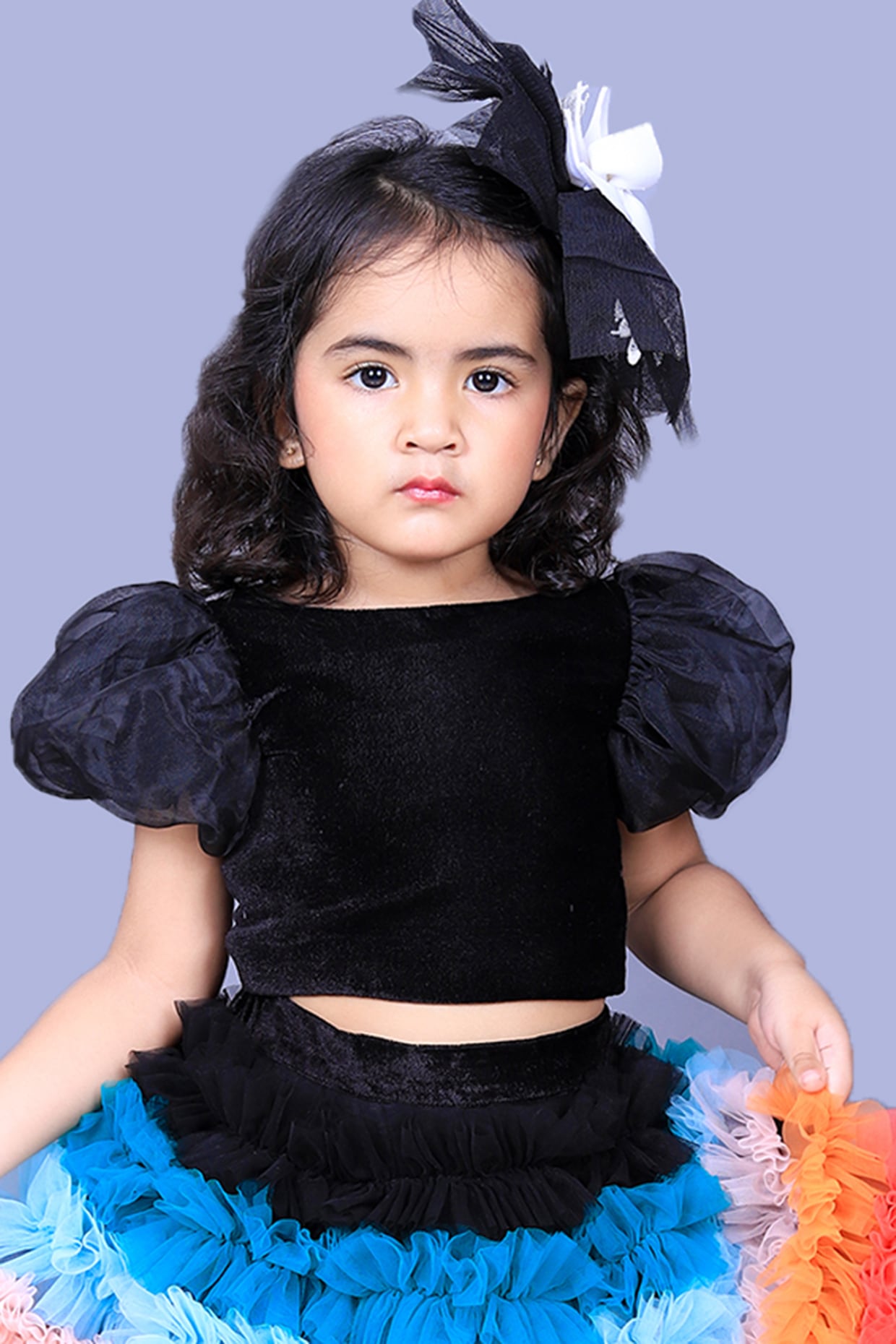 Black Net Color Lehenga Choli ,designer Girls Lehenga Choli ,readymade  Ethnic Wear Kids Lehenga, Festive Wear - Etsy