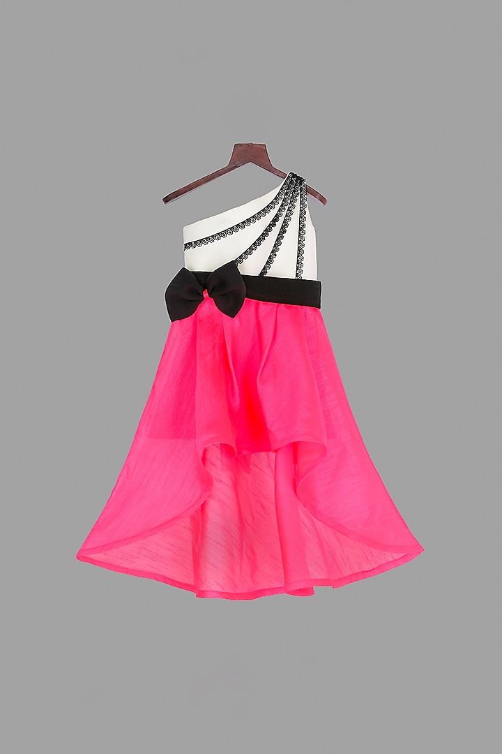 Pink Embellished Gown For Girls by Pink Cow