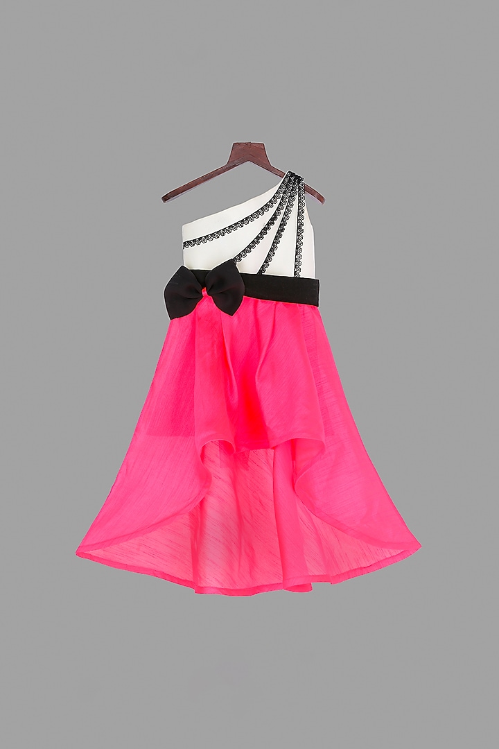 Pink Embellished Gown For Girls by Pink Cow at Pernia's Pop Up Shop