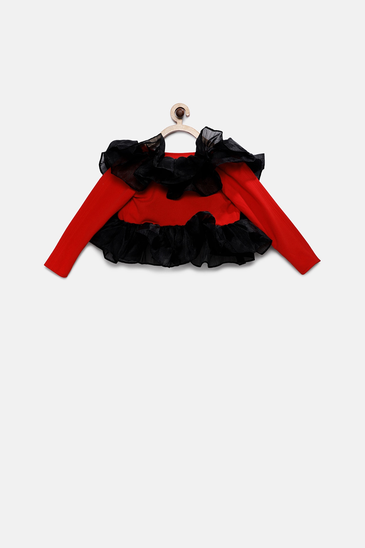 Ruffled shrug hot sale