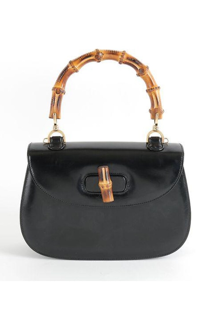 Black Pure Leather Handbag by Pine & Drew at Pernia's Pop Up Shop