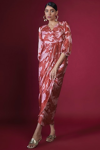 Buy Cowl Drape Dress for Women Online from India's Luxury Designers 2024