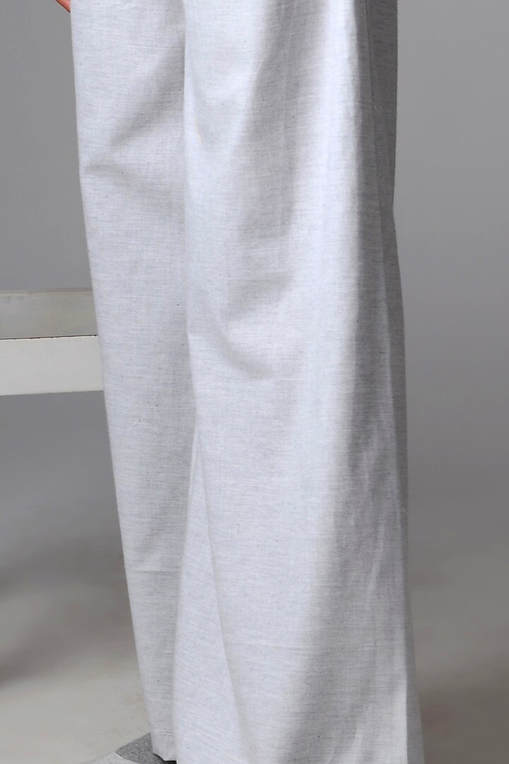 Grey High-Waisted Pant Set by Pieux at Pernia's Pop Up Shop