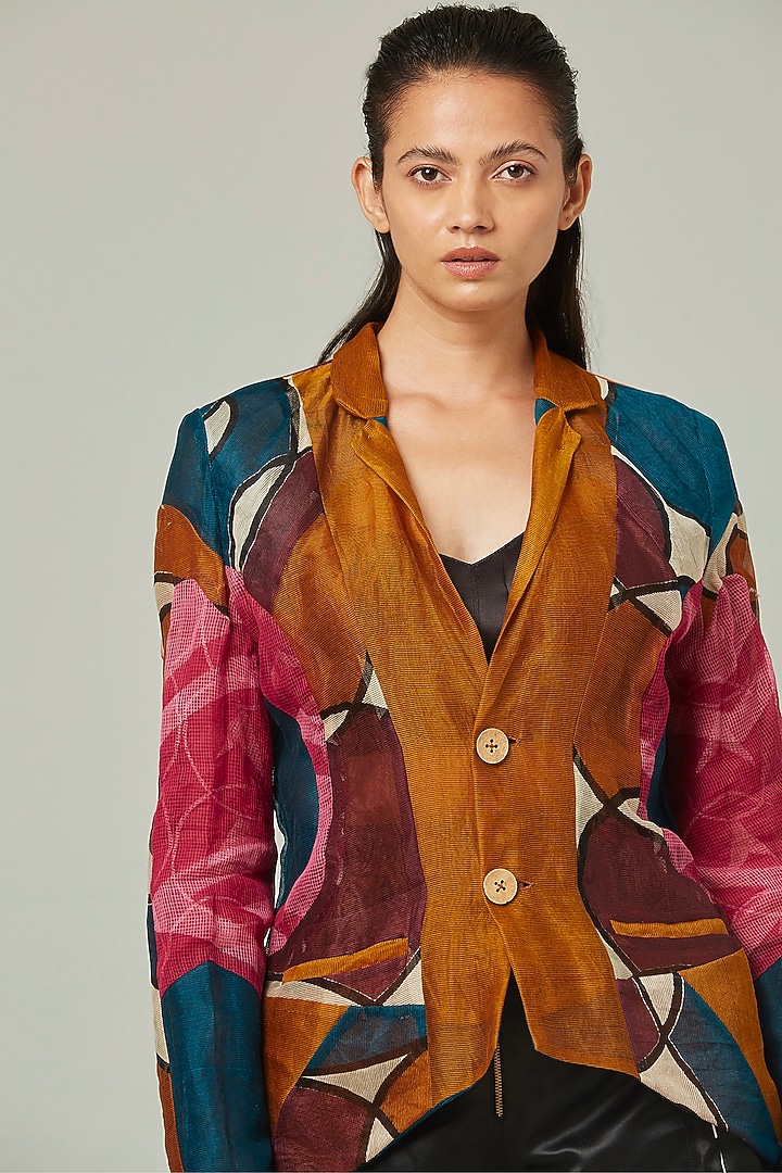 Multi-Colored Reversible Blazer by Pieux at Pernia's Pop Up Shop