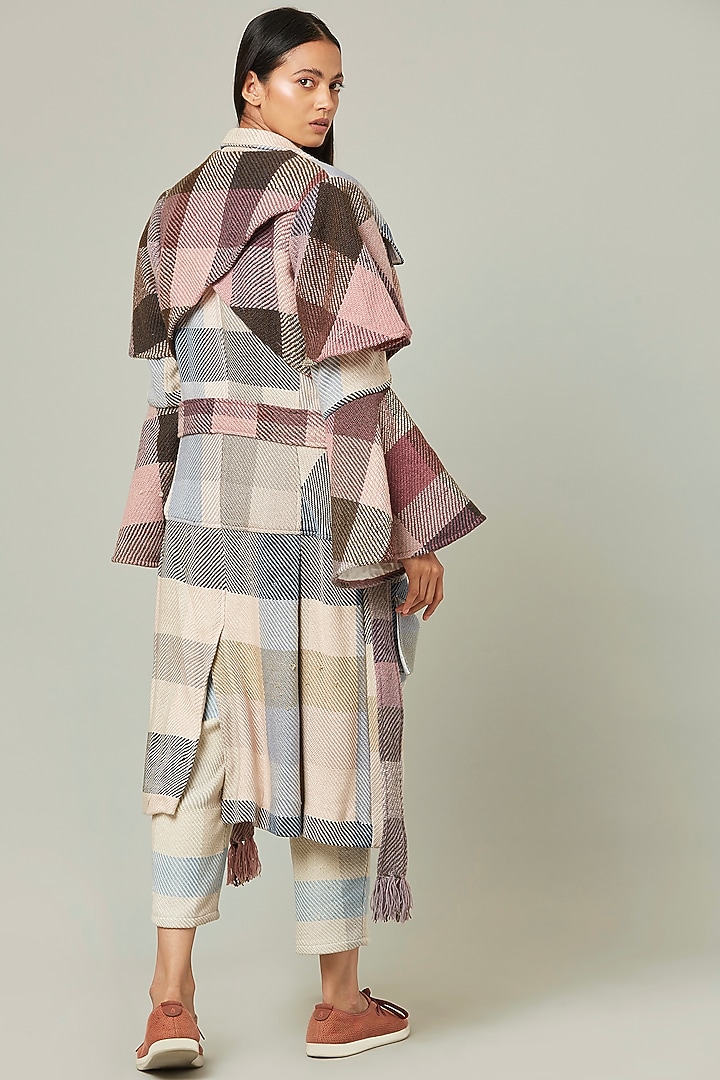 Multi-Colored Trench Coat by Pieux at Pernia's Pop Up Shop