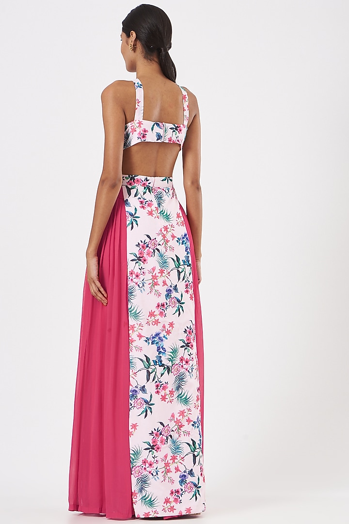 Blush Pink Printed Tunic Set by Piyanshu Bajaj at Pernia's Pop Up Shop