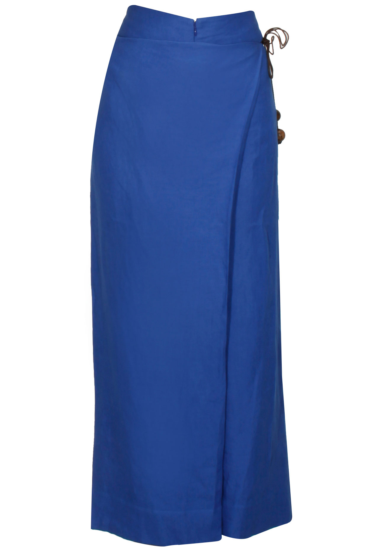 Sapphire wrap palazzo pants available only at Pernia's Pop Up Shop.