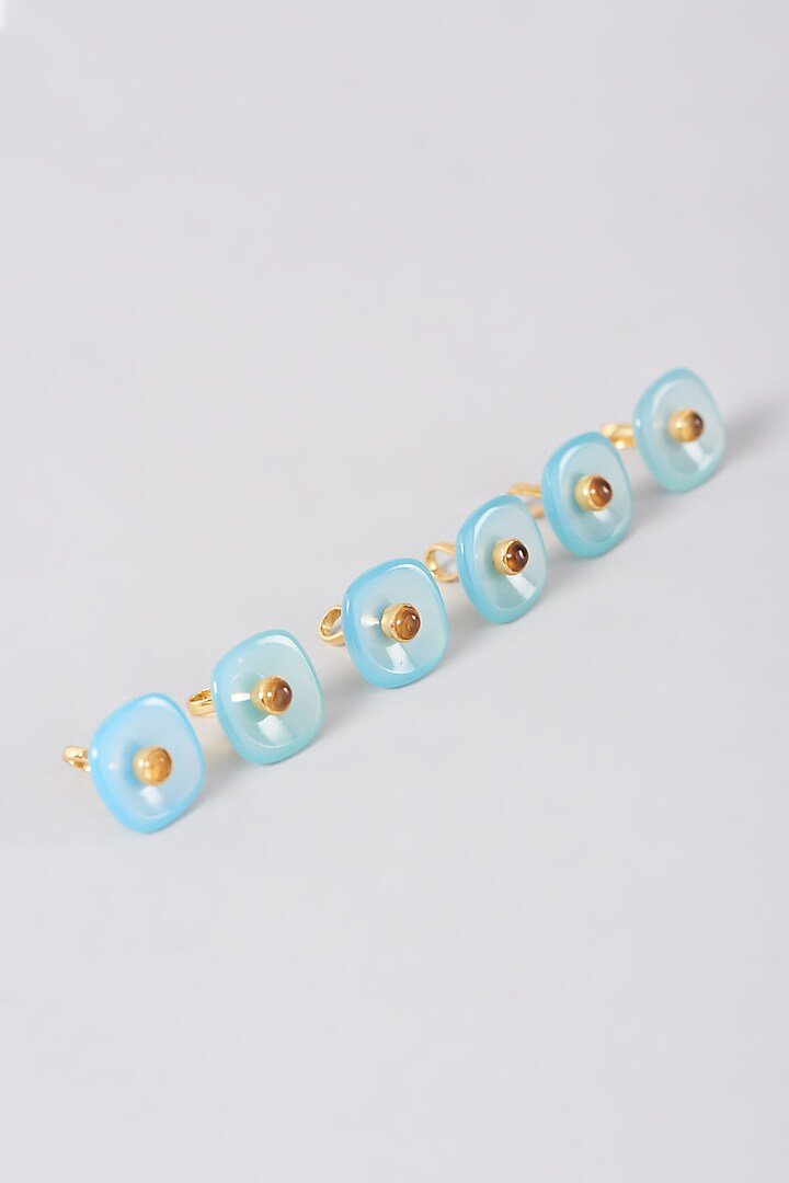 Black Brass & Copper Handcrafted Buttons (Set of 13) by Plume Men at Pernia's Pop Up Shop