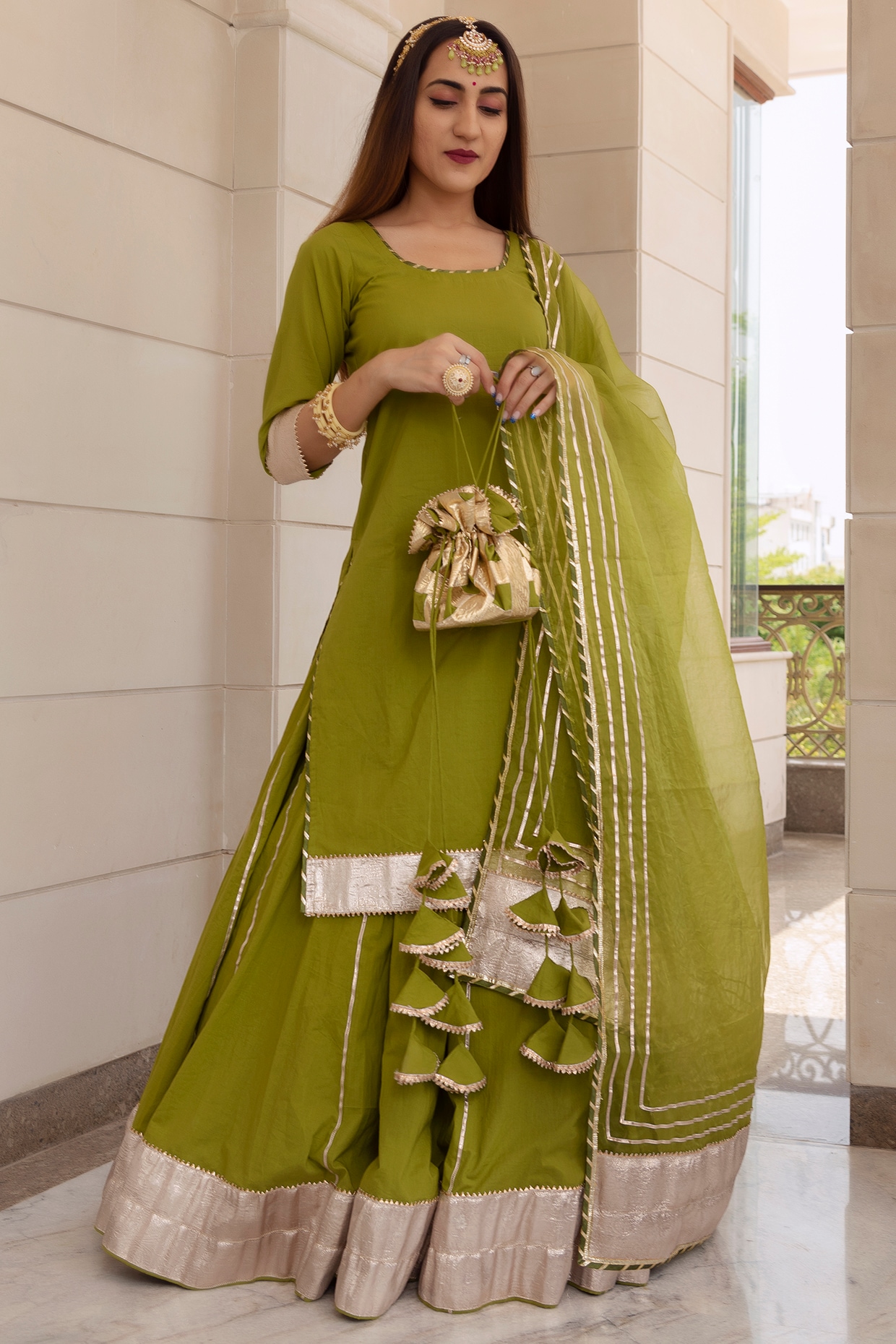 Laxmi Fashion As Per Image Graceful Green Color French Crap Dress Material  at Rs 499 in Surat