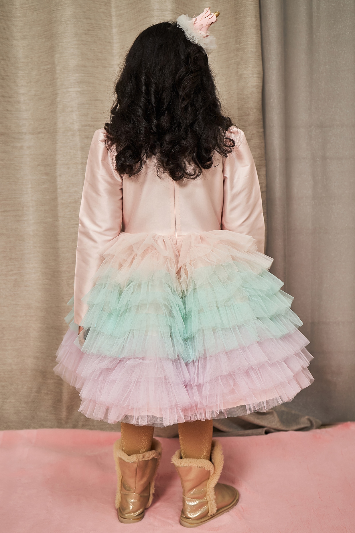 Unicorn ruffle outlet dress