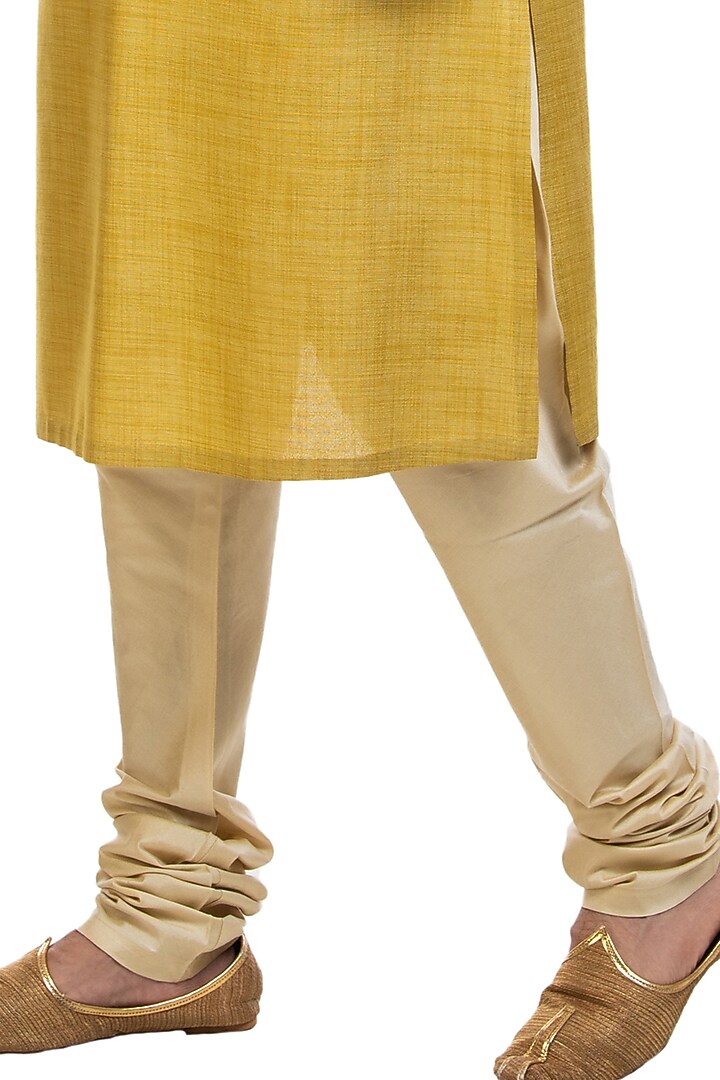 Green Kurta Set With Jacket by Poonam Kasera at Pernia's Pop Up Shop