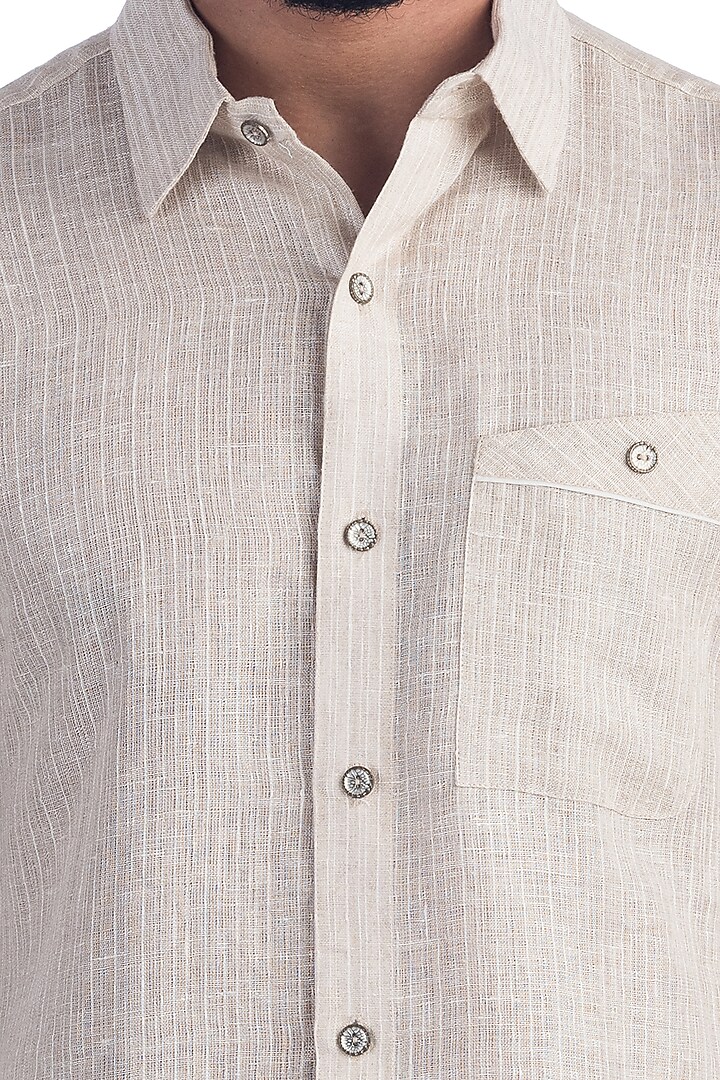 Light Pink Printed Bundi Jacket With Kurta Set by Poonam Kasera at Pernia's Pop Up Shop