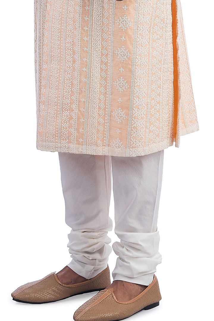 Mango Moonga Silk Kurta Set by Poonam Kasera at Pernia's Pop Up Shop