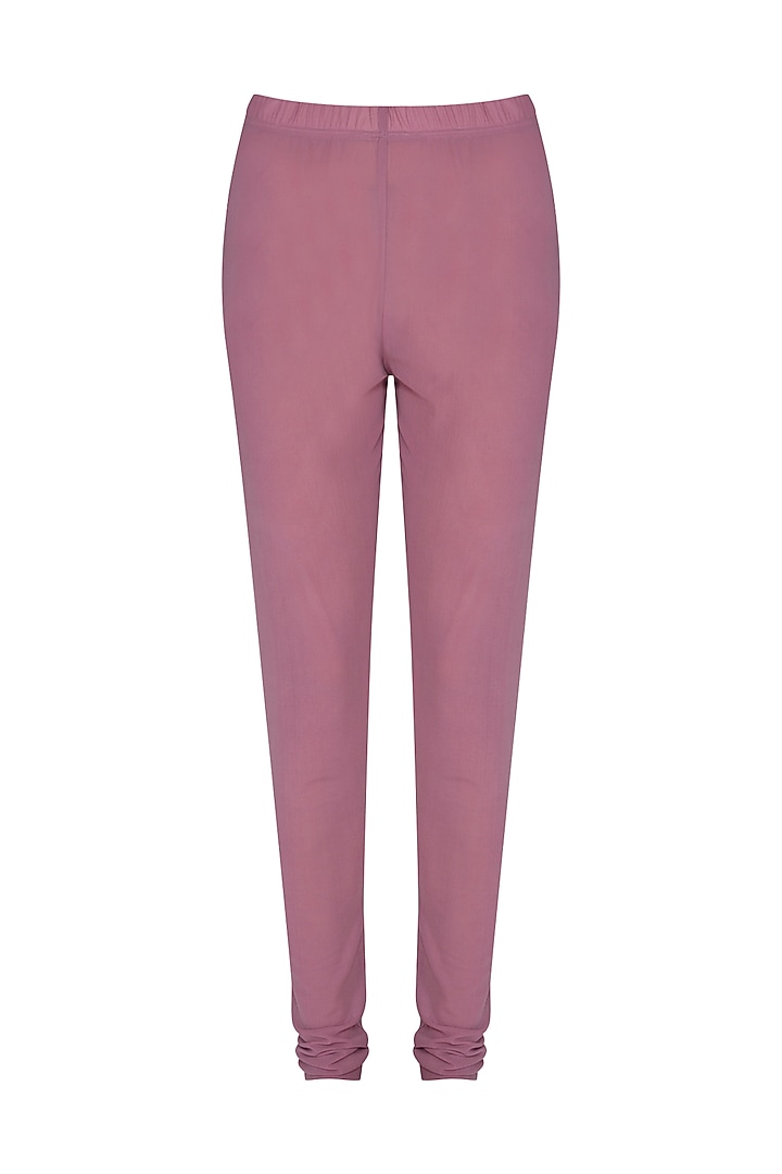Lavender Embroidered Kurta With Pants by POULI at Pernia's Pop Up Shop